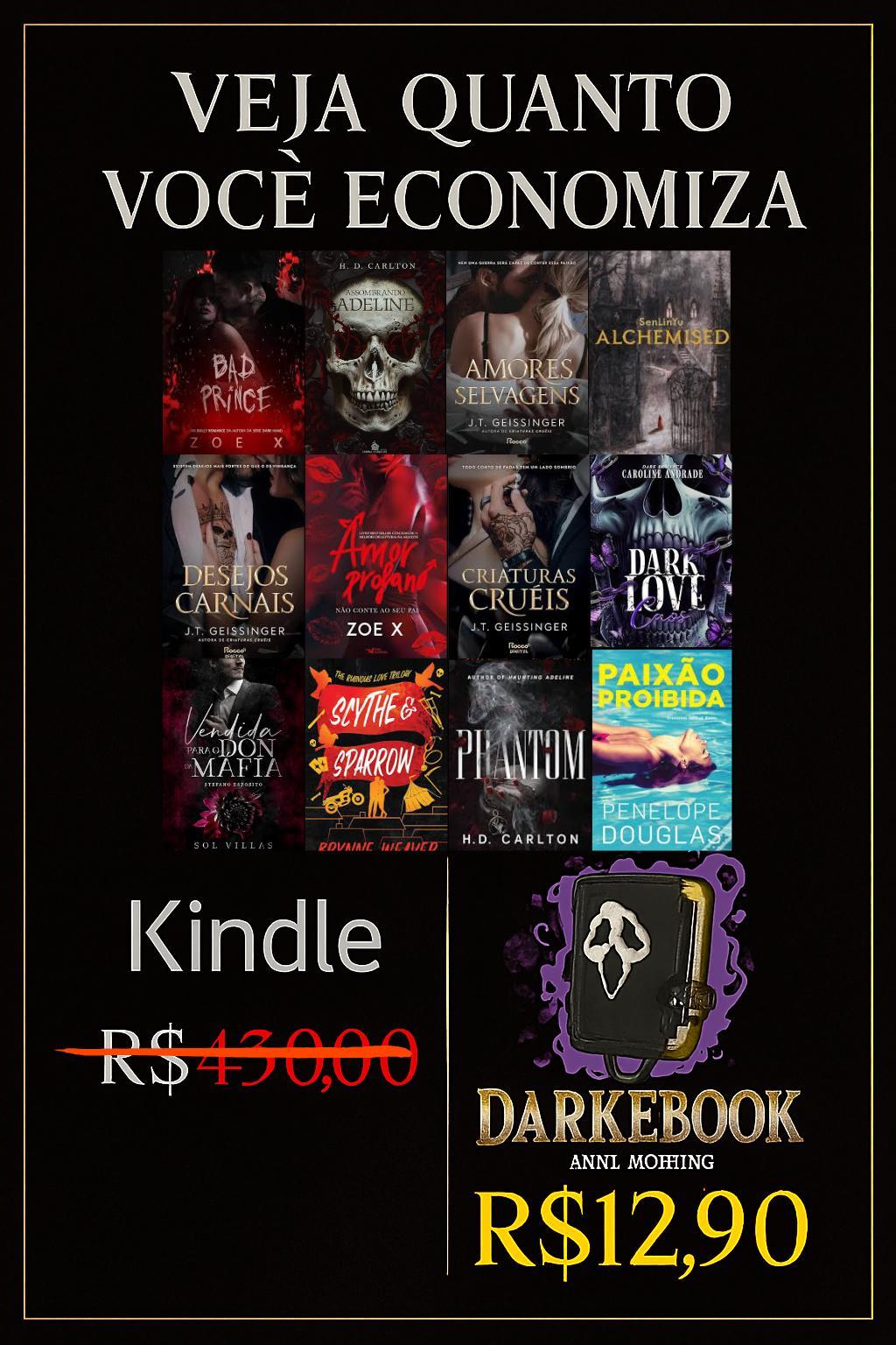 Comparação Kindle vs Darkebook